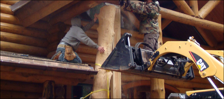 Log Home Log Replacement  Quincy, Ohio