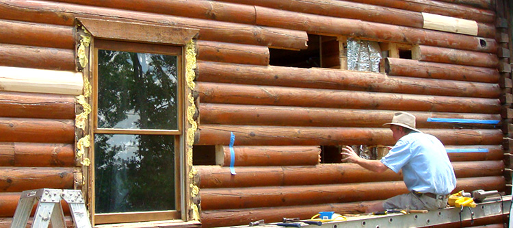 Log Home Repair Huntsville, Ohio